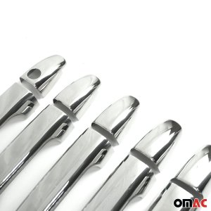 Mercedes Sprinter W907 Door Handle Cover - Omac - 10 Pcs - Gloss Silver - 2018 Mercedes Sprinter W907 Door Handle Cover - Omac - 10 Pcs - Gloss Silver - 2018